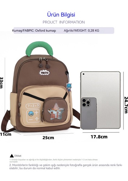 Yeni Rahat Sevimli Karikatür Küçük, Orta ve Büyük Sınıf Sırt Çantası Hafif Yük Azaltma Çocuk Okul Çantası Capybara Sırt (Yurt Dışından) modelleri