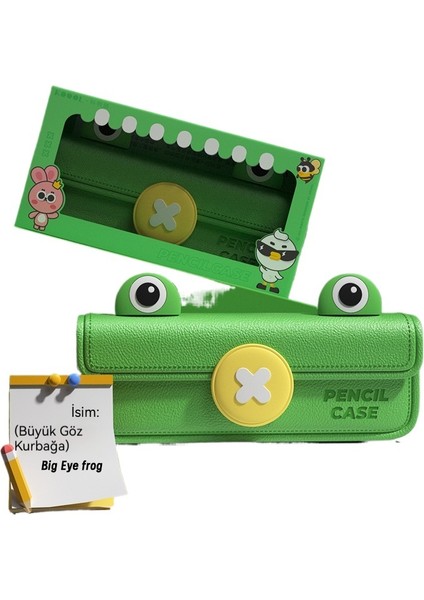 Yeni Kewu Cool Kırtasiye Kutusu Ilkokul Öğrencisi Depolama Kalem Çantası Erkek ve Kız Büyük Kapasiteli Çocuk Kalem Çantası Karikatür Dıy Kalem Çantası (Yurt Dışından)