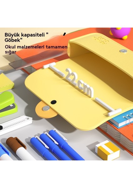 Yeni Kewu Cool Kırtasiye Kutusu Ilkokul Öğrencisi Depolama Kalem Çantası Erkek ve Kız Büyük Kapasiteli Çocuk Kalem Çantası Karikatür Dıy Kalem Çantası (Yurt Dışından) modelleri