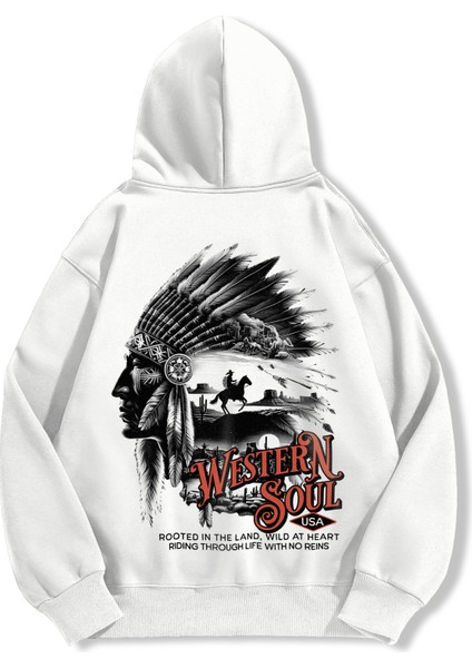 Unisex Sweatshirt Oversize Hoodie Western Soul