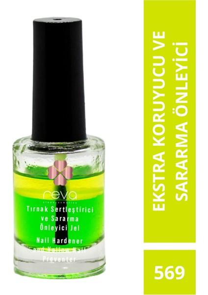 Tırnak Ve Sararma Önleyici Jel & Nail Hardener And Yellow 11 ml Rv569 indirimleri
