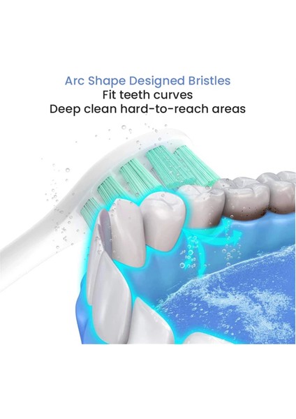 Xiaomi Mijia T300/T500 Elektrikli Diş Fırçası Için Yedek Fırça Başlıkları, Yumuşak Kıllı Başlıklar, Kapaklı, Mühürlü Paket, B (Yurt Dışından) indirimleri