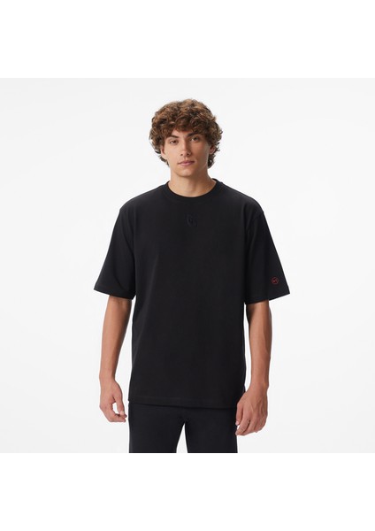 Unıted4 x Monkey Project 7 Rules Unisex Siyah T-Shirt.sıyah