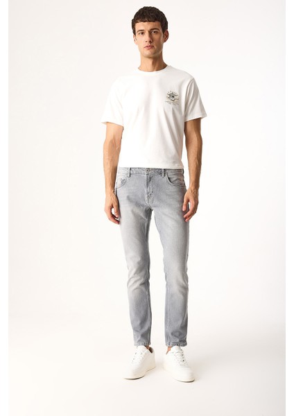 Daniel Ice Grey Straight Fit Jean Pantolon-Ice Grey