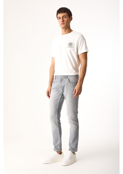 Daniel Ice Grey Straight Fit Jean Pantolon-Ice Grey fiyatları
