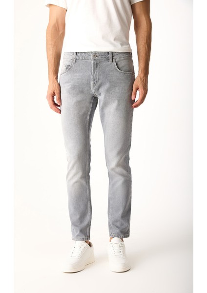 Daniel Ice Grey Straight Fit Jean Pantolon-Ice Grey indirimleri