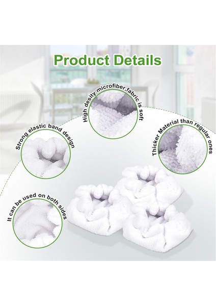 Dupray Buharlı Temizleyiciler Için Mikrofiber Başlıklı Buharlı Paspas Pedleri 10'lu Paket (Yurt Dışından) modelleri