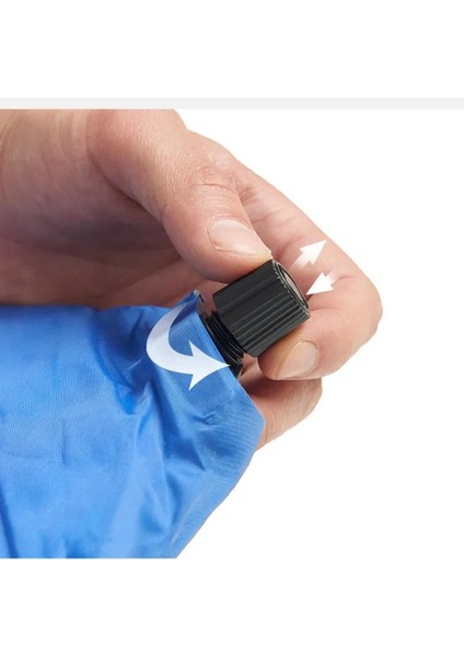 Ultralight Çift Kişilik Şişme Kamp Matı | 185*130*2.5 cm | Mavi