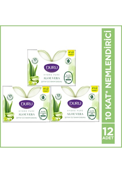Hydro Pure Aloe Vera 12 Adet Banyo Sabunu 12X135 gr