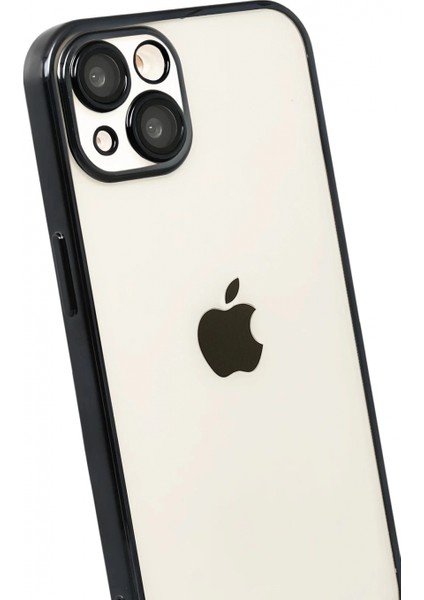 Apple iPhone 15 Lensli Silikon - Siyah modelleri