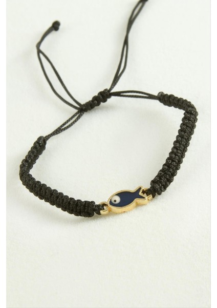 Balık Makrome Ip Bileklik