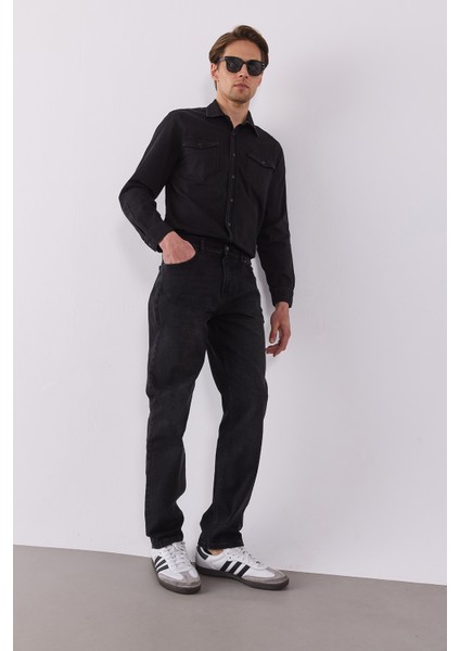 Kalimnos Black Comfort Fit Jean Pantolon-Black fiyatları