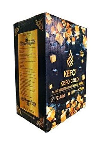 Gold Nargile Kömürü %100 Hindistan Cevizi 1 kg İç Poşetli 72 Adet fırsatları