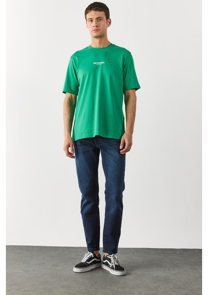 Smith Premium Blue Black Tapered Fit Jean Pantolon-Blue Black fiyatları