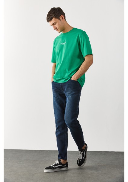 Smith Premium Blue Black Tapered Fit Jean Pantolon-Blue Black indirimleri