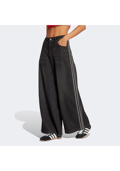 Adicolor Denim Adilenum Kadın Siyah Pantolon.-