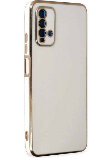 Xiaomi Redmi 9t Kılıf Volet Silikon - Beyaz