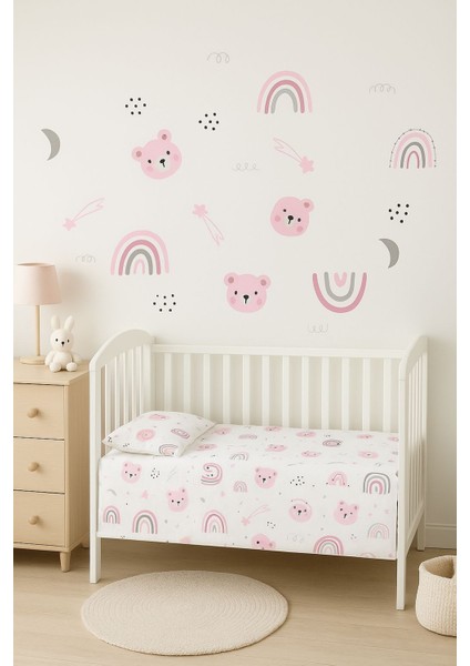 Lüks Bebek Nevresim Takımı - Pembe modelleri