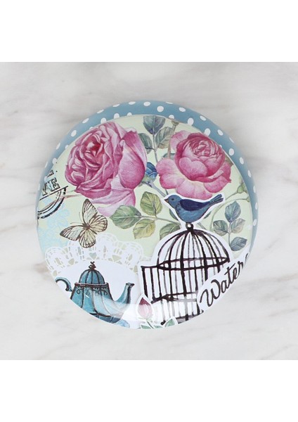 Loren Metal Saklama Kutusu Yuvarlak