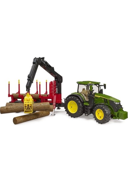 Bruder John Deere 7r 350 Traktör& Kütük Taşıyan Römork BR03154 fiyatları