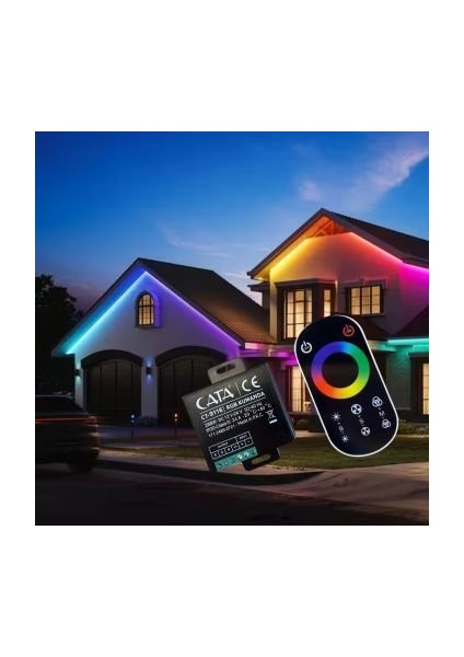 CT-9116 Profesyonel Rgb Kumanda Super Slim LED Şerit Kontrol Cihazı 24 Amper