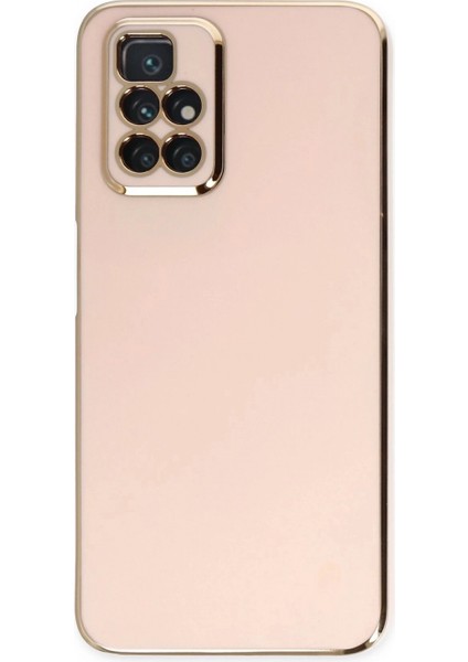 Xiaomi Redmi 10 2022 Kılıf Volet Silikon - Pembe