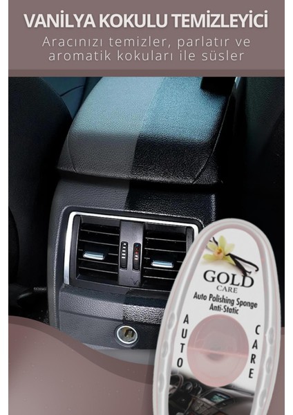 Vanilya Kokulu Oto Temizleme ve Parlatma Süngeri – Antistatik, Toz Tutmaz fiyatları