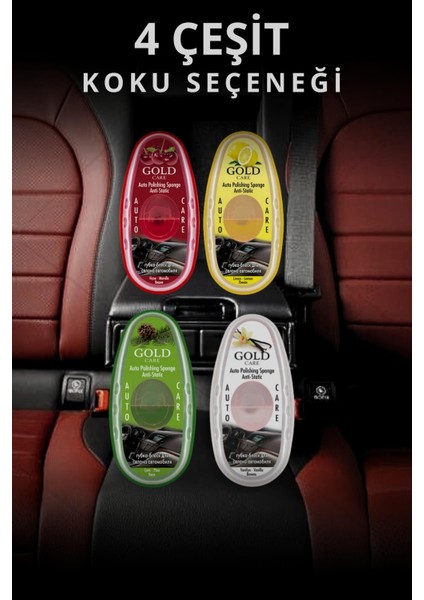 Vanilya Kokulu Oto Temizleme ve Parlatma Süngeri – Antistatik, Toz Tutmaz modelleri