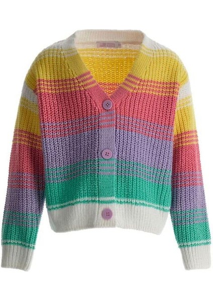 04-09 Yaş Kız Çocuk Orıgınal Marınes Örme Hırka - Çok Renkli fiyatları