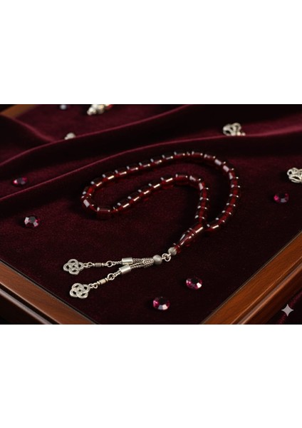 Kapsül Kesim Bal Renkli Çubuk Kehribar Tesbih fiyatları