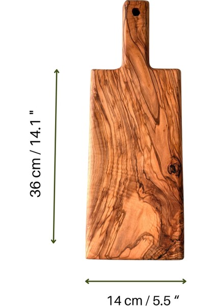 Zeytin Ağacı Hector Saplı Kesme Tahtası Orta fırsatları