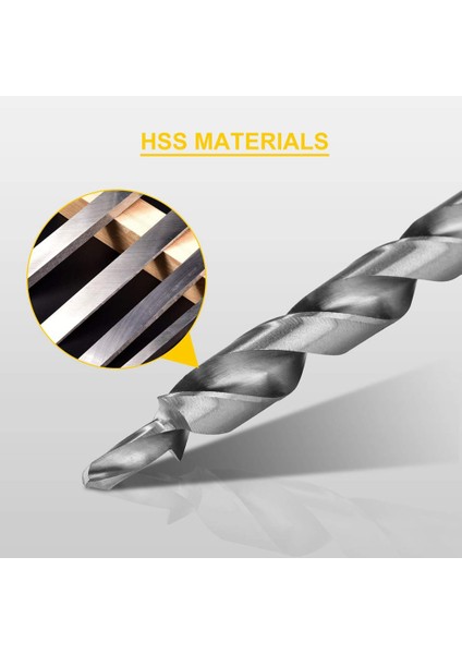 2 Set 3/8 Inç Cep Deliği Derinlikli Matkap Bit Durma Yaka 1/4 Altı Shank Yedek Twist Adım Matkaplar (Yurt Dışından) modelleri