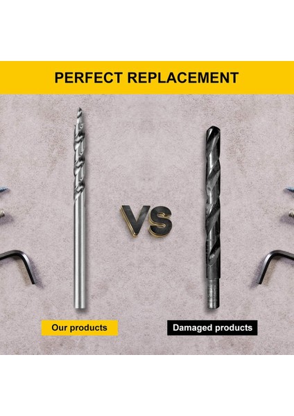 2 Set 3/8 Inç Cep Deliği Derinlikli Matkap Bit Durma Yaka 1/4 Altı Shank Yedek Twist Adım Matkaplar (Yurt Dışından) fırsatları