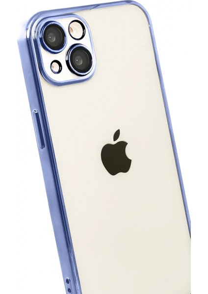 Apple iPhone 15 Lensli Silikon - Açık Mavi modelleri