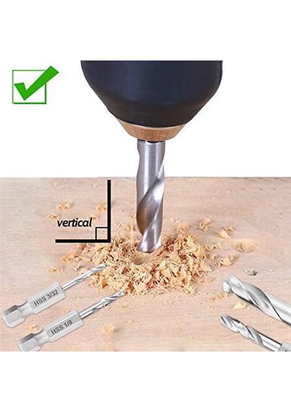 1/4 Hex Shank Matkap Bit Seti 5 Pcs Metal M2 Kısa Uzunluk Matkap Bit Çelik Için Set Hızlı Değişim Için Chuck (Yurt Dışından) indirimleri