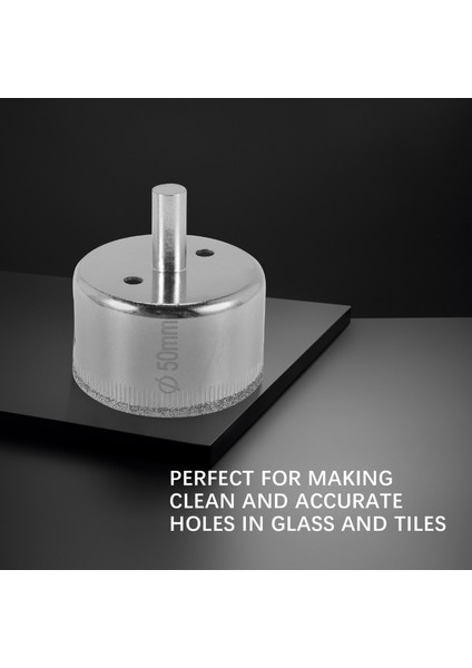 10 Adet Elmas Deliği Testere 3-50MM Matkap Ucu Testere Set Fayans Seramik Mermer Cam Kesici (Yurt Dışından) modelleri