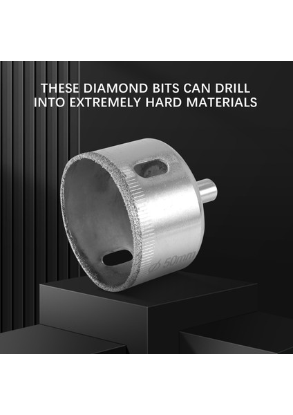 10 Adet Elmas Deliği Testere 3-50MM Matkap Ucu Testere Set Fayans Seramik Mermer Cam Kesici (Yurt Dışından) indirimleri