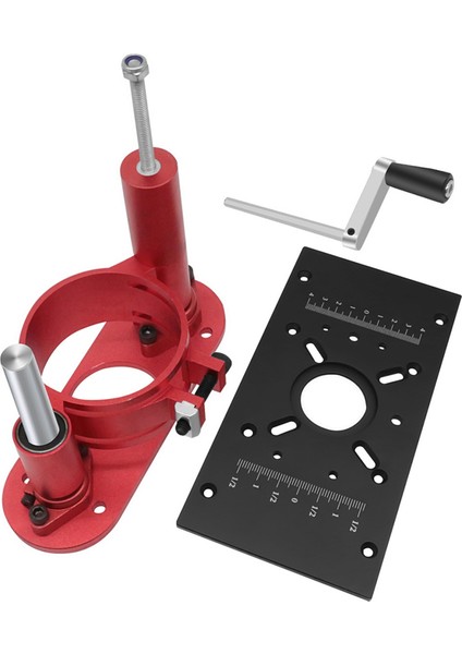 Yönlendirici Tablosu Ekleme Plakası Yönlendirici Asansör Kiti - 65MM Motor Kesme Makinesi -Siyah Için Ahşap Yönlendirici Asansör Çarpışma Plakası (Yurt Dışından)