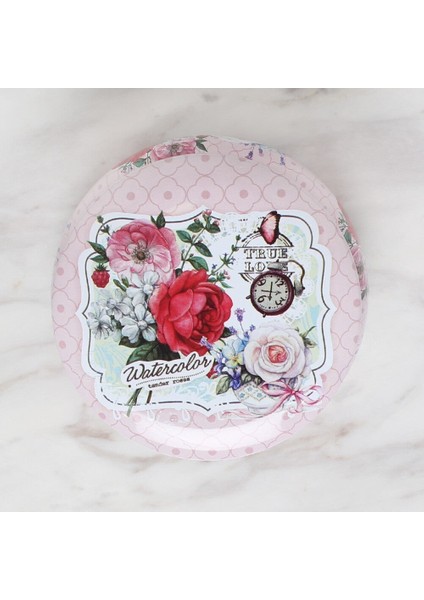 Loren Metal Saklama Kutusu Yuvarlak