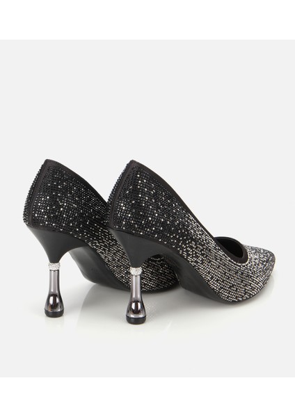 01AYH314780A100 KADIN Siyah Taşlı Ince Topuklu Stiletto fırsatları