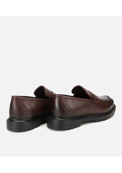 02AYH311980A480 ERKEK Deri Kahverengi Yumuşak Dokulu Klasik Loafer fırsatları