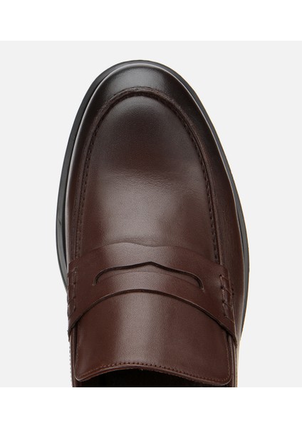 02AYH311980A480 ERKEK Deri Kahverengi Yumuşak Dokulu Klasik Loafer indirimleri