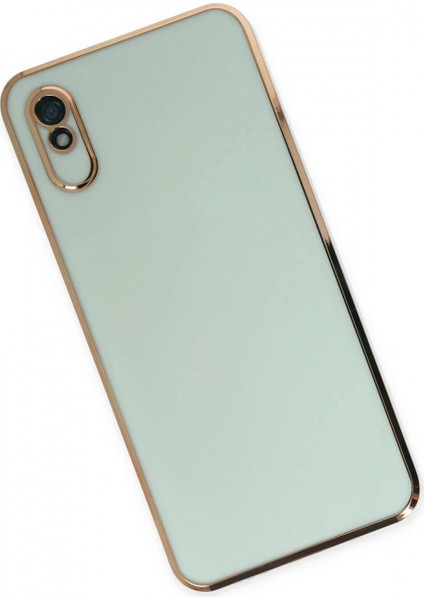 Xiaomi Redmi 9A Kılıf Volet Silikon - Açık Yeşil fiyatları