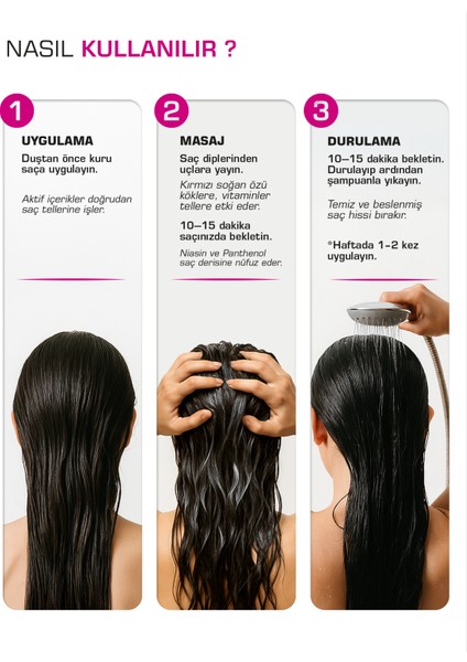 Kırmızı Soğan Özlü Dökülme Karşıtı Saç Bakım Seti 3’lü – Şampuan 400 Ml+Maske 275 Ml+Serum 100 ml indirimleri