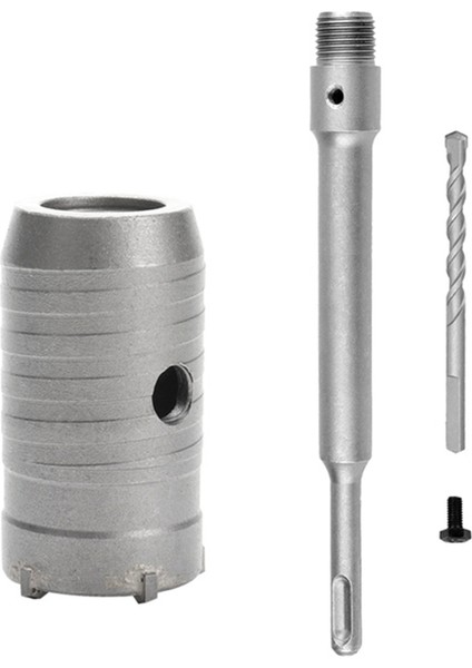 Sds Plus Çekiç Matkapları Duvar Deliği Testere Matkap Bit Set Kesici Aletleri Yuvarlak Şaftlı Beton Çimento Taş Deliği Açıcı 40MM (Yurt Dışından)
