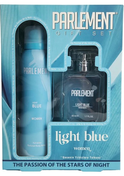 Kadın Parfüm 50 ml + Doedorant 150 ml Light Blue