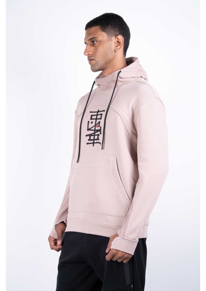 Erkek Regular Fit Kesim Detaylı Kapüşonlu Siyah Sweatshirt fiyatları