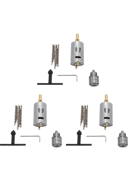 Dc 12V Motor Küçük Pcb El Sondaj Makinesi Kompakt Set 30 Pc 0 5-3mm Matkap Bit 0 3-4mm Jto Anahtarsız Chuck (Yurt Dışından)