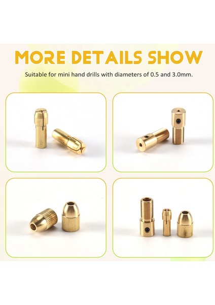 14 Küçük Elektrikli Matkap Aynıgar 0 5-3mm Elektrik Fabrikası Bakır Chuck Micro-Torque Matkap Karabası Seti (Altıgen Anahtar) (Yurt Dışından) indirimleri