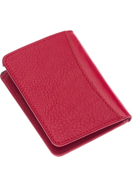 Hakiki Deri Unisex Kartlık - Kırmızı indirimleri